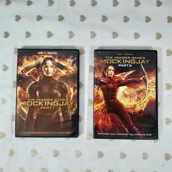 📀📼 10/$25 The Hunger Games: Mockingjay I & II DVD - Picture 1 of 3